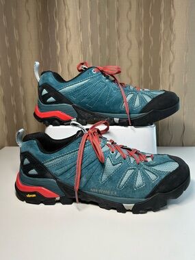 Merrell Capra Dragon Fly Teal Coral Trail Hiking Waterproof J32456 Women's 9.5